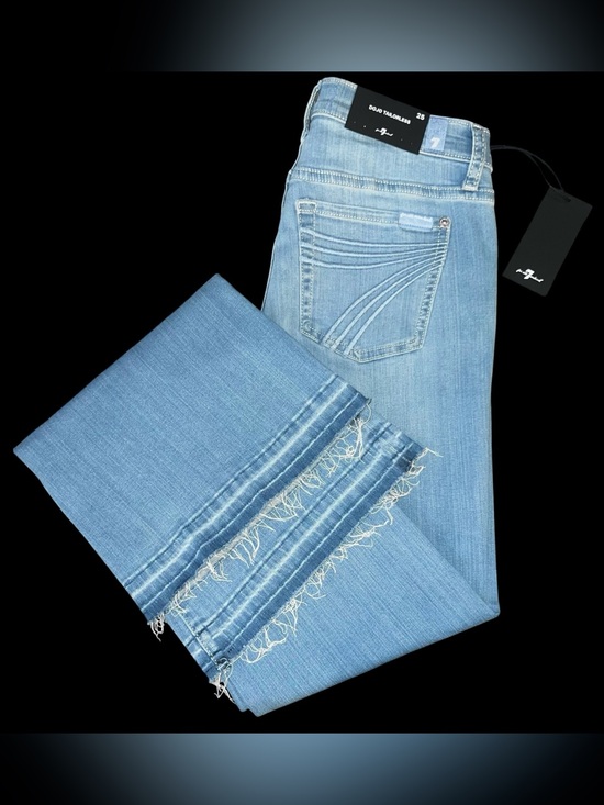 7 For All Mankind Denim - 7 For All Mankind Dojo Tailorless- Unrolled Hem Jean, Size 25, NWT